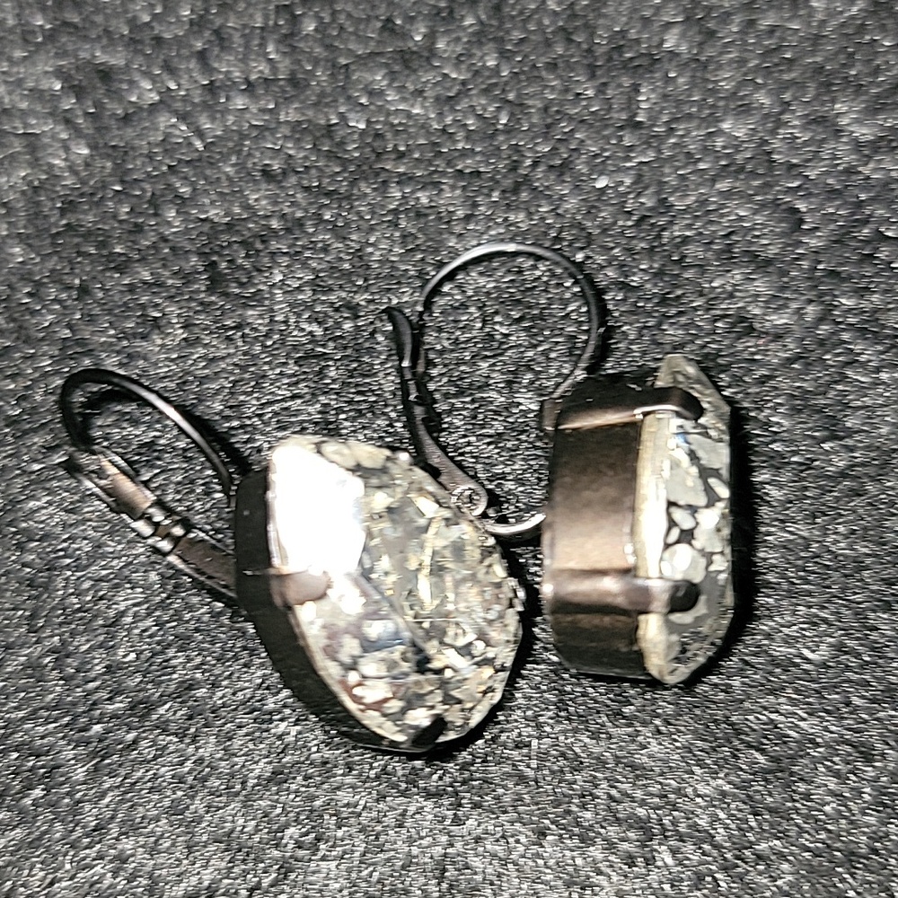 Art Deco Style Patina Earrings - Picture 9 of 14